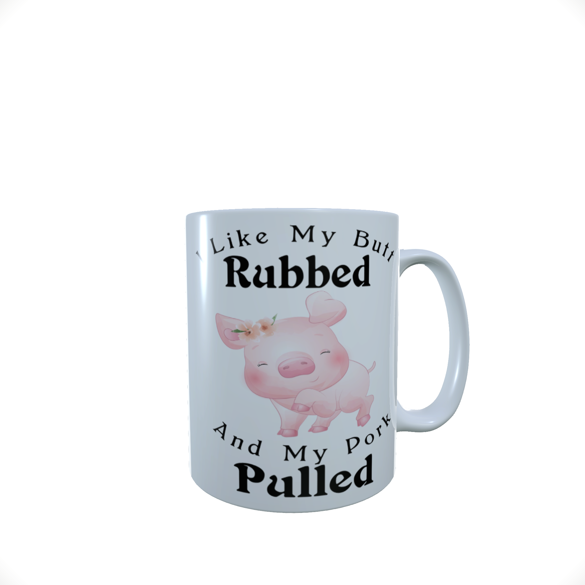 Pig - I Like My Butt ... Ceramic Mug, Pig Mug, Pig Latte Mug